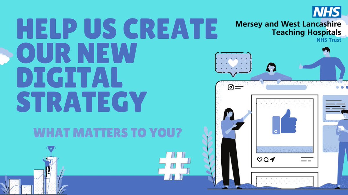 The Digital Strategy Stall is at Southport Hospital tomorrow outside the canteen & Ormskirk Hospital on Thursday the 23rd November. Come and share your views and help shape the new Digital Strategy of @MWLNHS 💙 #WhatMattersToYou #DigitalStrategy