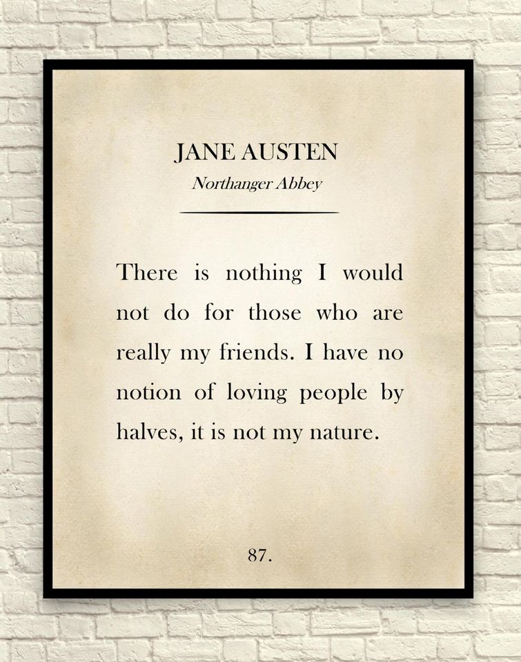 #JaneAusten #NorthangerAbbey #friendship
🧡