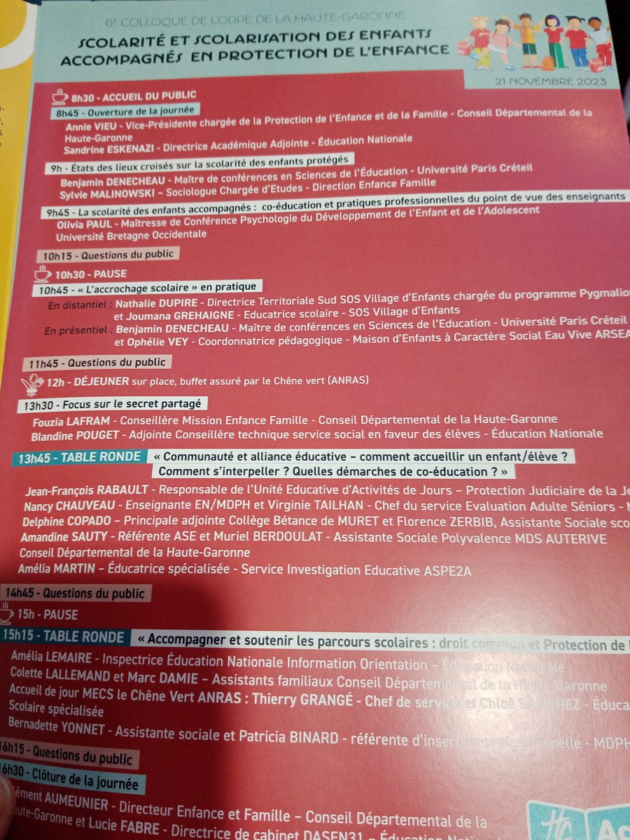 Ravie d'avoir participé au 6ème colloque de l'ODPE 31 sur la scolarité et la scolarisation des enfants accompagnés en protection de l'enfance.
Le replay est par là : youtube.com/live/LO0h0CtWe…