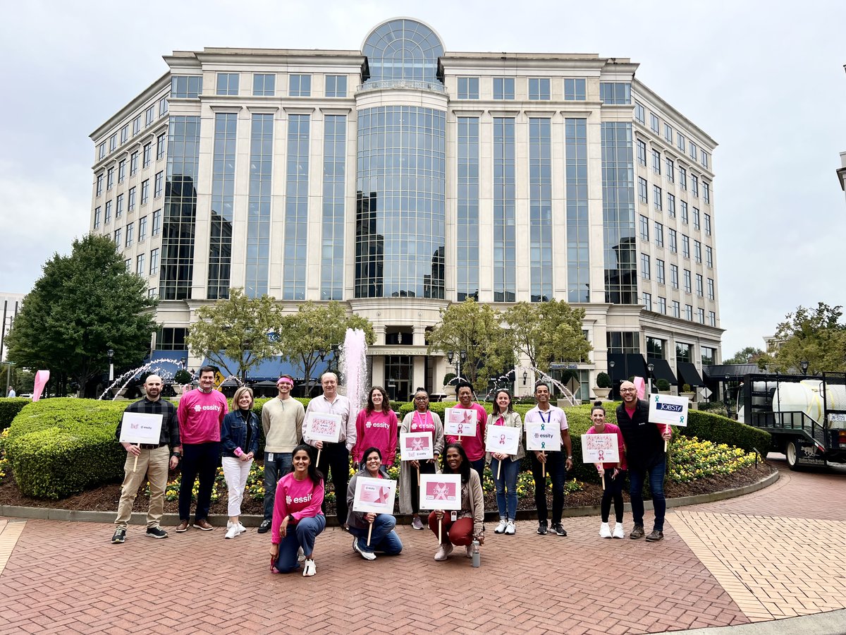 Charlotte employees raised over $5,000 in a 31-day step challenge, benefitting Carolina Breast Friends, also known as The Pink House! #BreastCancerAwareness
