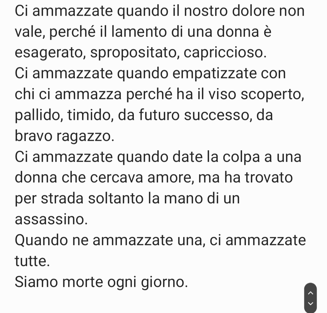 Ho scritto due parole inutili, ma una voce in più al nostro rumore non farà male