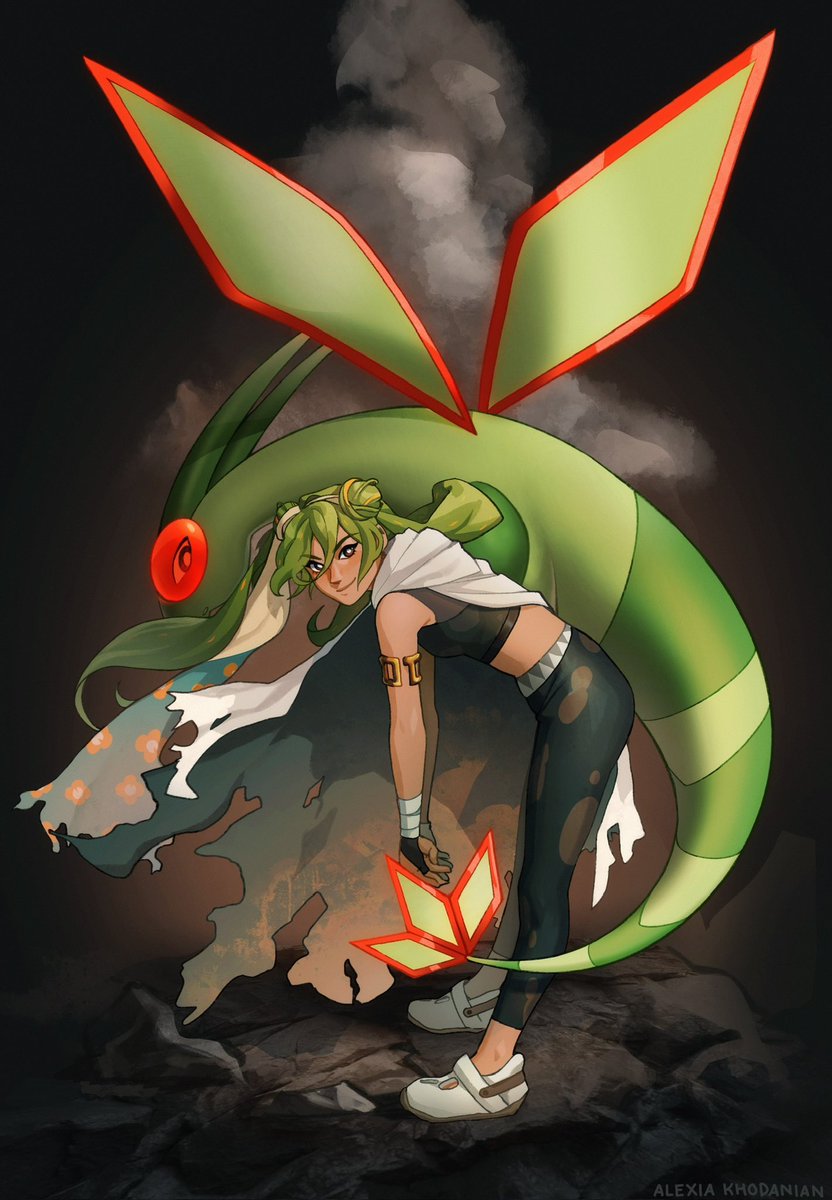 alexiakhodanian's tweet photo. Just a Gym leader Miku and her big beautiful bug https://t.co/0Uo1rNIuJW