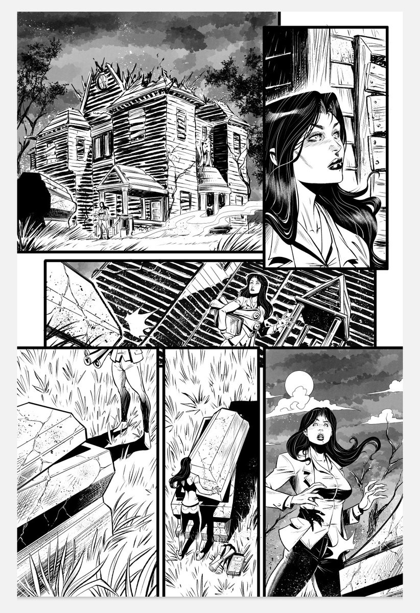 JordiTarragona6's tweet photo. Algunas pรกginas dibujadas por un servidor. Grimm Fairy Tales #76 . Writer: @DaveAFranchini . Art; @JordiTarragona6 , Color; @jadecks letters: @TaylorEspo ๐๐๐ #grimmfairytales #zenoscope @zenescope https://t.co/nv6WTAnE77