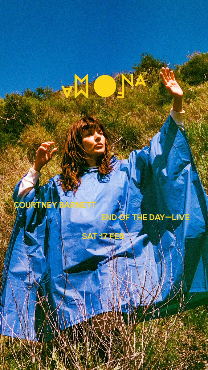 Tickets on sale now for End Of The Day Live at @MONAFOMA Sat 17 Feb! More info and tickets here: courtneybarnett.com.au/tour
