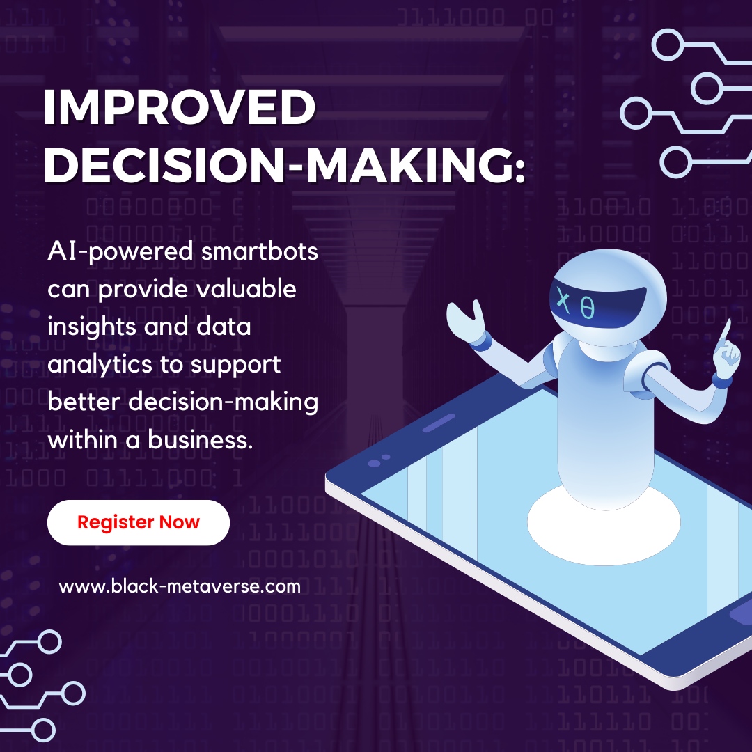 Just10Bucks's tweet image. Boost Your Decision-Making with AI SmartBots! 📈🤖 

Harness the power of AI for valuable insights and data analytics that empower smarter, more informed decisions in your business. 

Let AI be your guide to success! 

💼💡

 #SmartBots #AI #DecisionMaking