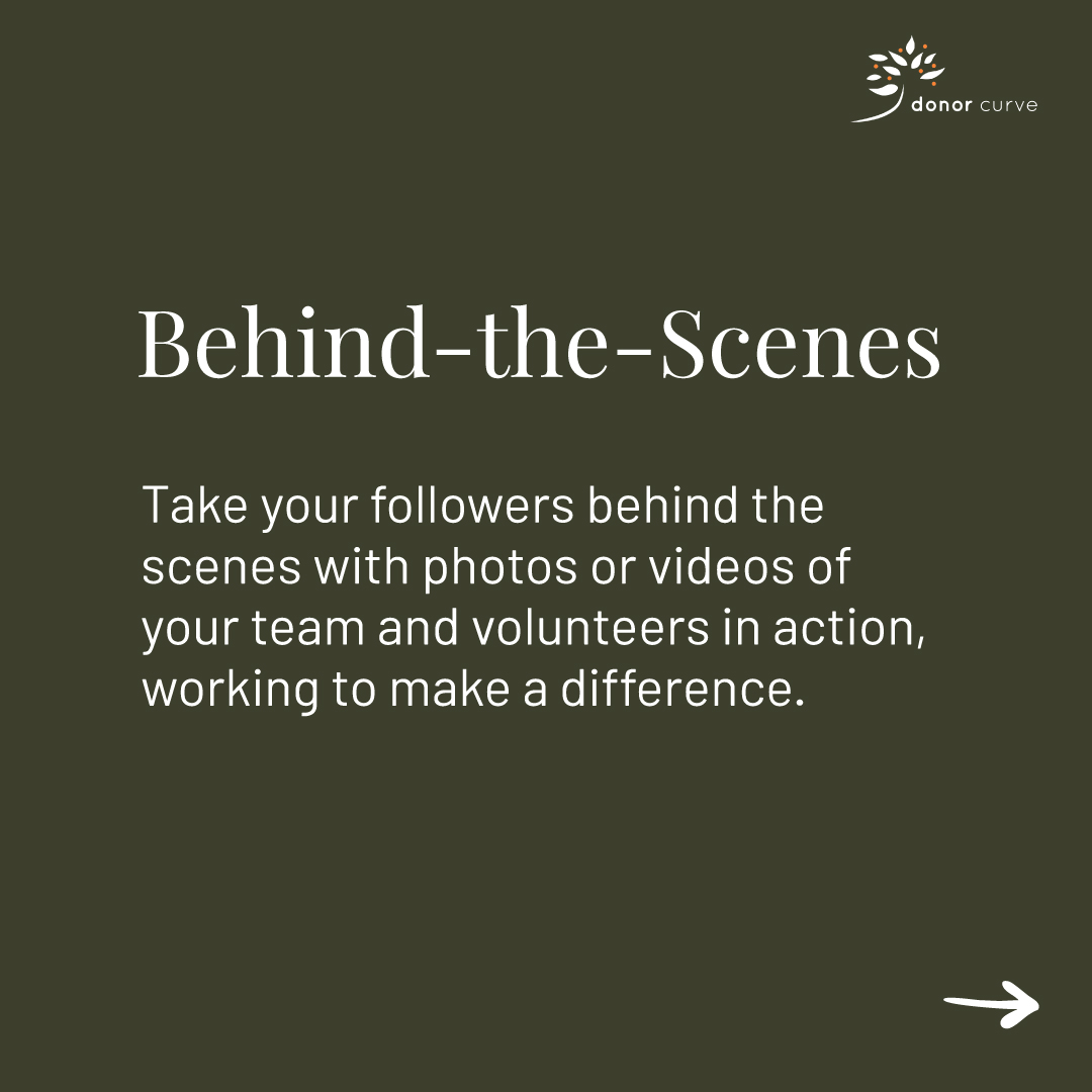 DonorCurve's tweet photo. #NonprofitTIP: Boost the excitement! Announce your fundraising goals, provide sneak peeks through behind-the-scenes content, and go live to connect directly with your supporters. Spark enthusiasm, inspire action, and let's make this #GivingTuesday the best one yet!🌟  #nonprofit https://t.co/9s3a7Widjd