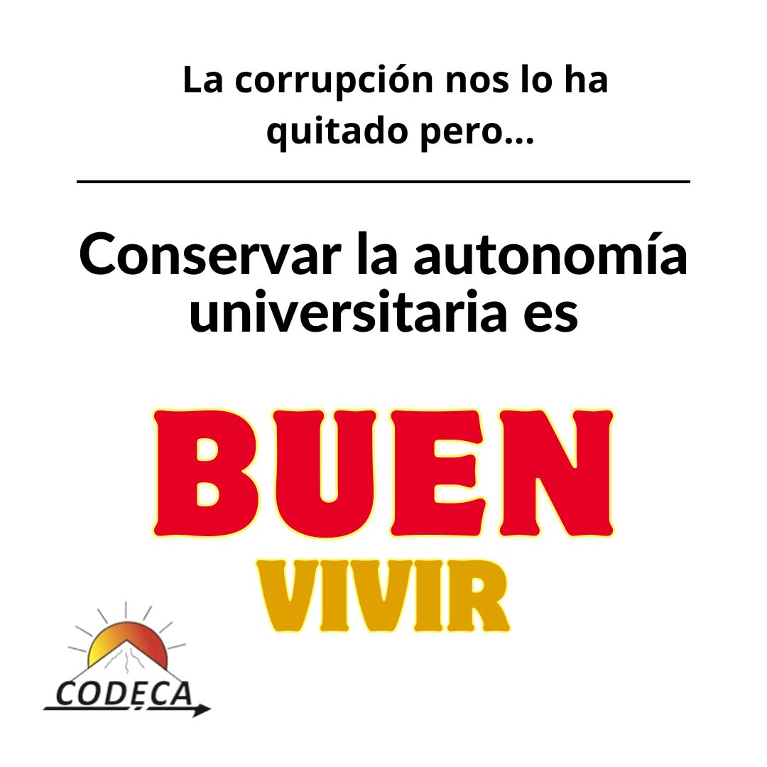 GtCodeca's tweet photo. Tener DIGNIDAD es luchar por el Buen Vivir para todas y todos ✊🏾
#SomosCodeca https://t.co/HqEXNUEAYg