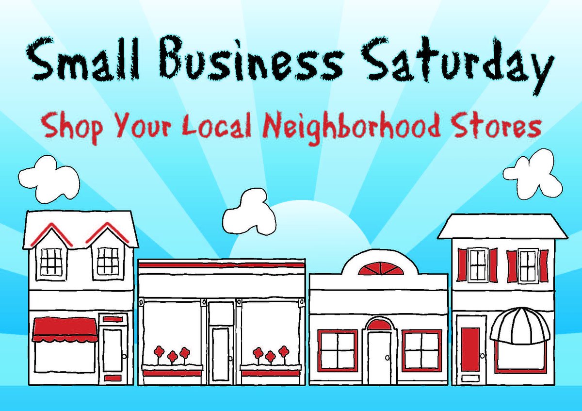 Don't forget to shop local for #SmallBusinessSaturday! November 25th, 2023.