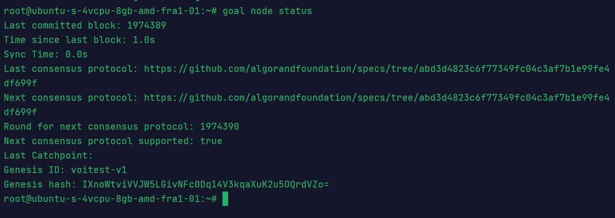 I am running a Node and securing the @Voi_Network Test Net! Come join me: discord.gg/voinetwork