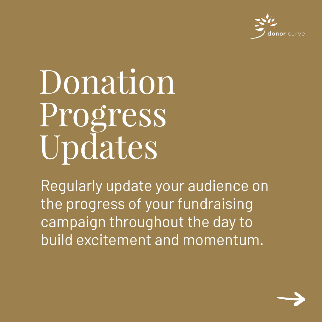 DonorCurve's tweet photo. #NonprofitTIP: Post abt donation progress updates, volunteer opportunities, &amp;give shoutouts to your amazing partners. By doing so, you not only inspire trust&amp;transparency but also engage supporters, empower #volunteers, &amp;acknowledge the invaluable contributions of your partners. https://t.co/EyuQV4ujz6