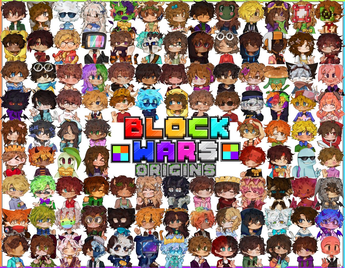 🧡 Block Wars Origins 3 year anniversary? Today?  💚

🩵 :3 Happy 3 years !! 💜

#blockwars #blockwarsfanart
