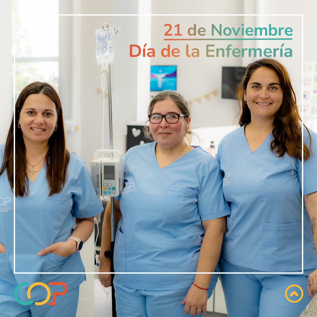 Feliz día a todos los enfermeros y enfermeras, en particular a todo el equipo del COP. Su rol es esencial a la hora de atender personas y brindar soporte médico.

En este día se busca incentivar el estudio y formación de esta profesión que resulta vital para la salud.