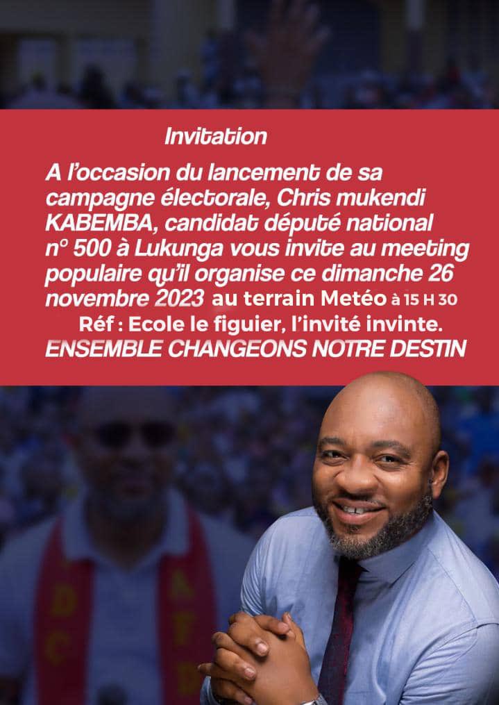 isaaczoka's tweet photo. #flash_flash:dimanche 26 nov @ChrisMukendi13,aigle,l espoir et la fierté de lukunga sera face à la population dans la C) de #ngaliema précisément dans le terrain #météo pour un meeting populaire.
Oza muana ngaliema,Delvaux météo Laloux et autres kozangate,y’a biso molobeli ye oyo https://t.co/hfqX9vUays