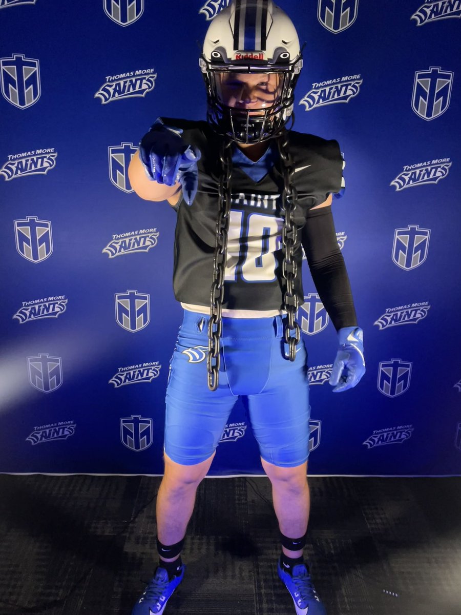 After a great visit I am blessed to receive an offer from Thomas More University!!#GoSaints
<a href="/Coach_Mukes/">Roosevelt (Rosey) Mukes, Jr</a> <a href="/bcmoore22/">🏈Bryan Moore🏈</a> <a href="/CoachBZink/">Brad Zink</a>