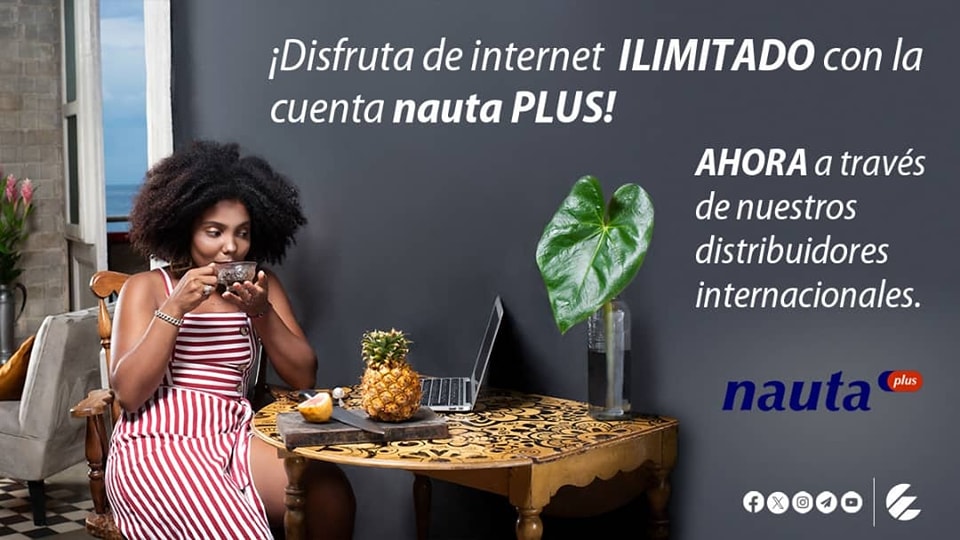 Disfruta de internet ilimitado con la cuenta nauta PLUS.#ComercioElectrónico.