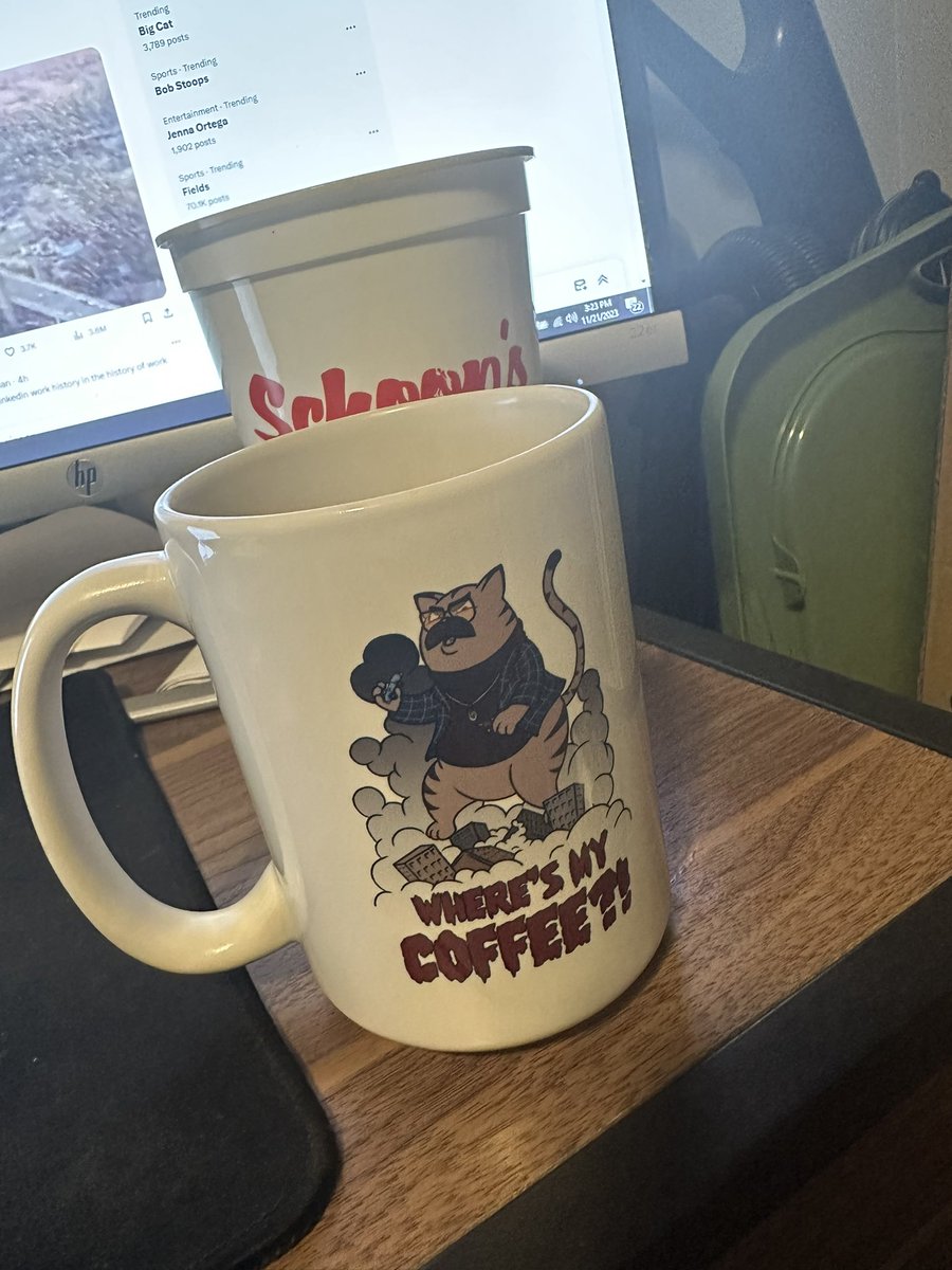 WilliamsCaimen's tweet photo. How I act before my afternoon coffee @BarstoolBigCat https://t.co/ErhnfKLlYM