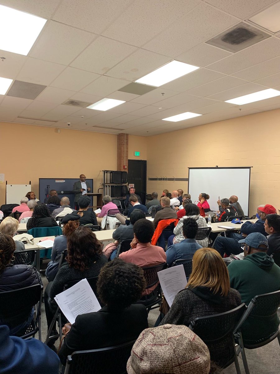 Last week, Randallstown @NAACP hosted a meeting to allow residents to voice concerns about development in their community. #TeamDutch’s Danielle joined @julianejonesjr, @CharlesSydnor3d & others and will be following this issue closely for our #MD02 constituents.