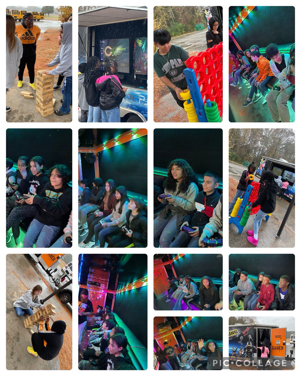 Our students really enjoyed their incentive for bringing in canned goods to support the Bread Basket of Sanford! Thank you <a href="/rollonupgaming/">Roll On Up Gaming</a> for the awesome experience! 💙💛🦁<a href="/WestLeeMSPride/">WestLeeMiddleSchool</a> <a href="/leecoschoolsnc/">Lee County Schools</a> <a href="/cdossenbach/">Chris Dossenbach</a>