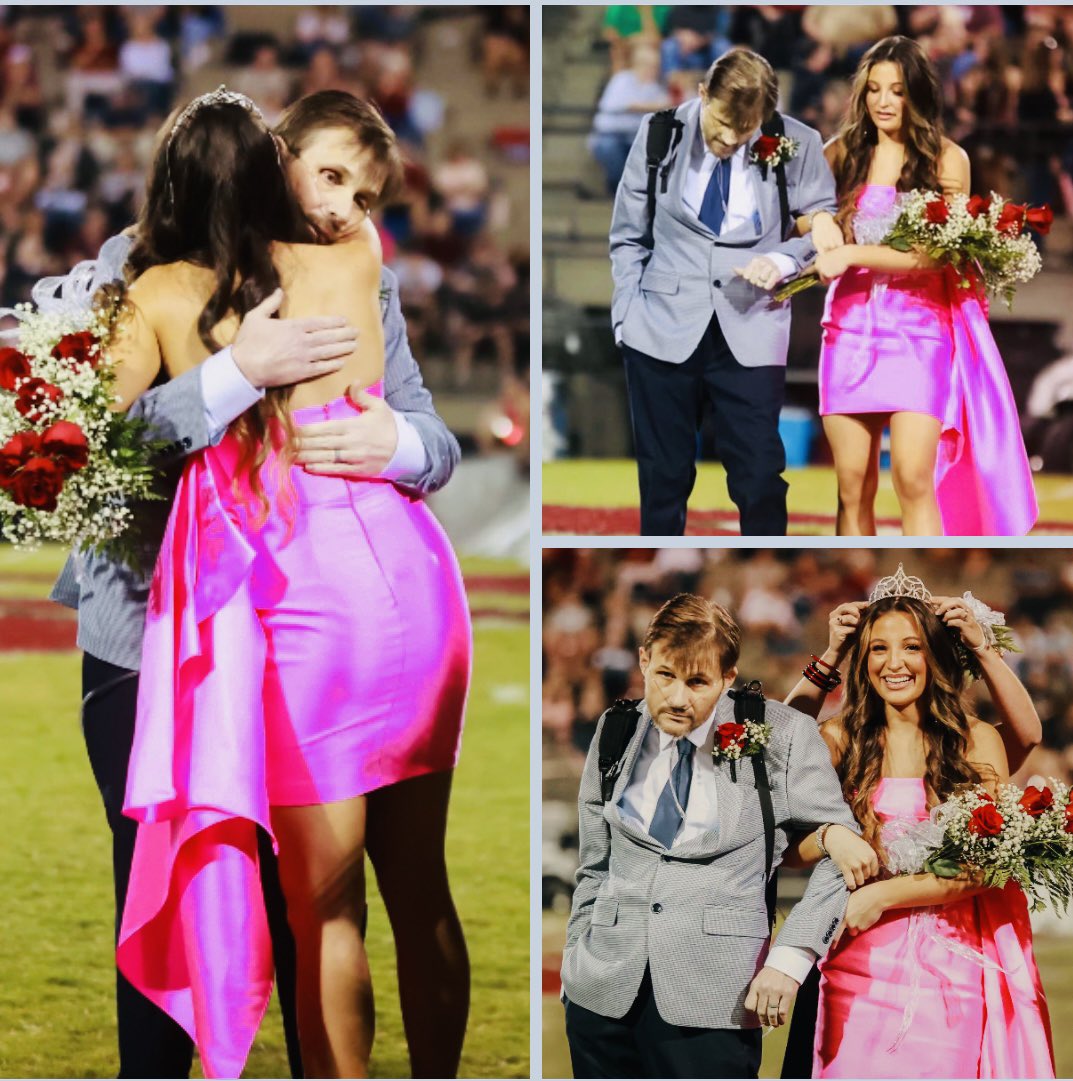 RickKarle's tweet photo. He's a longtime HS football coach in Alabama.
He's 47 years old.
He's in his 6th year of fighting esophageal cancer &amp; can't say how long he has left.

Yet Brett Yancey escorted his daughter Marykate on homecoming.

The story today @ 4:10 pm CT on @WVTM13 
https://t.co/VE3eHRmopt https://t.co/c1bj2EwUBv