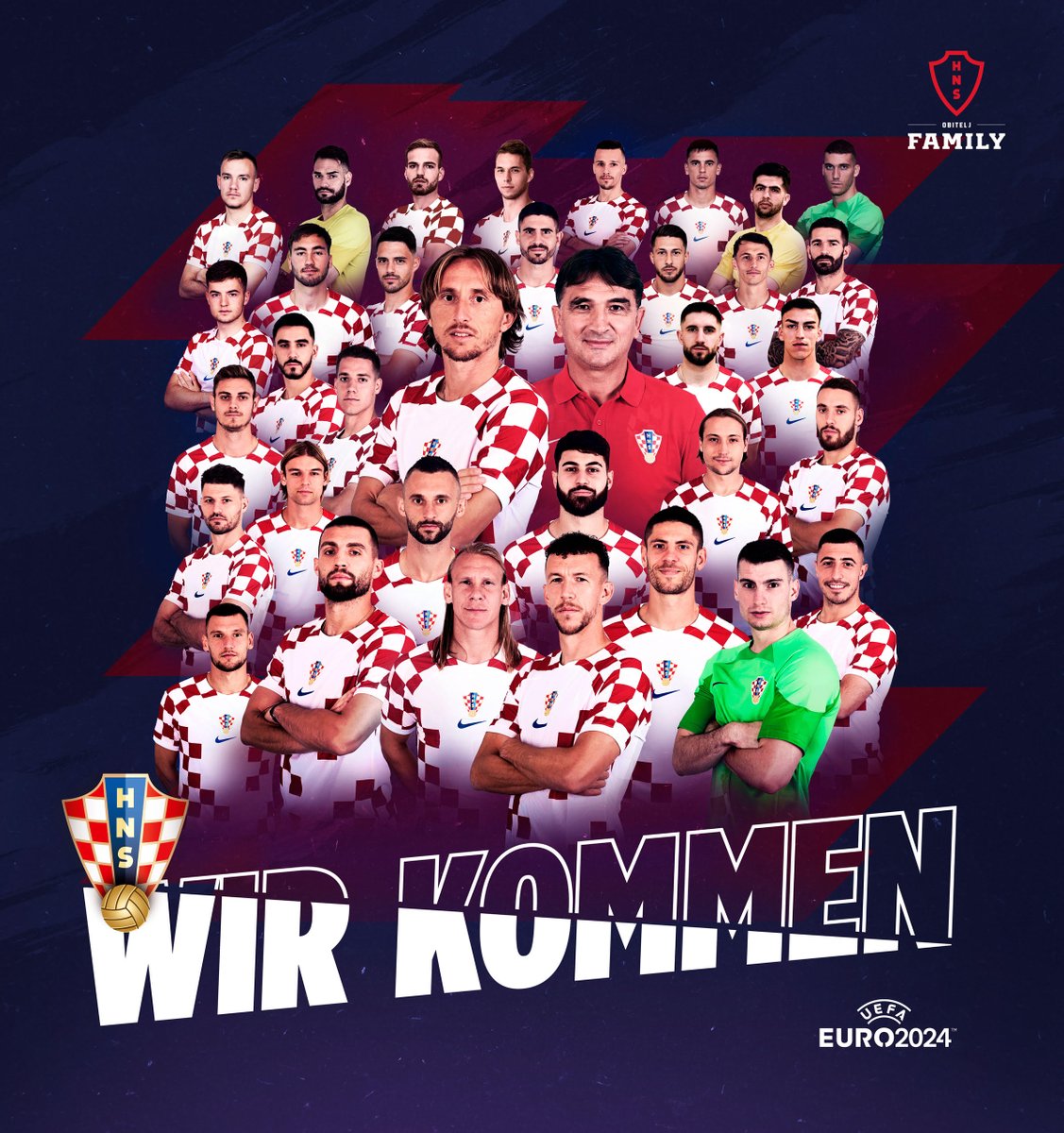 HNS_CFF's tweet photo. 🇭🇷 #EURO2024, here we come! 🎆
🇭🇷 @EURO2024, wir kommen! 🎇

#Croatia #Family #Vatreni❤️‍🔥
