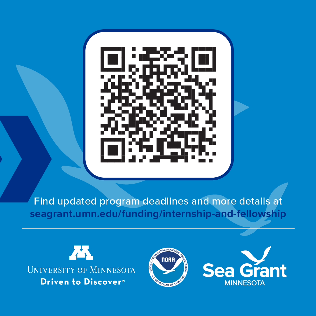 Ahoy students! Stay in the loop and prepare yourself for these great opportunities in Great Lakes coastal science, management, and policy. Visit our Internship and Fellowship Program webpage for details and deadlines. z.umn.edu/MNSG-Internshi… <a href="/SeaGrant/">NOAA Sea Grant</a> #fallintofellowships #knauss