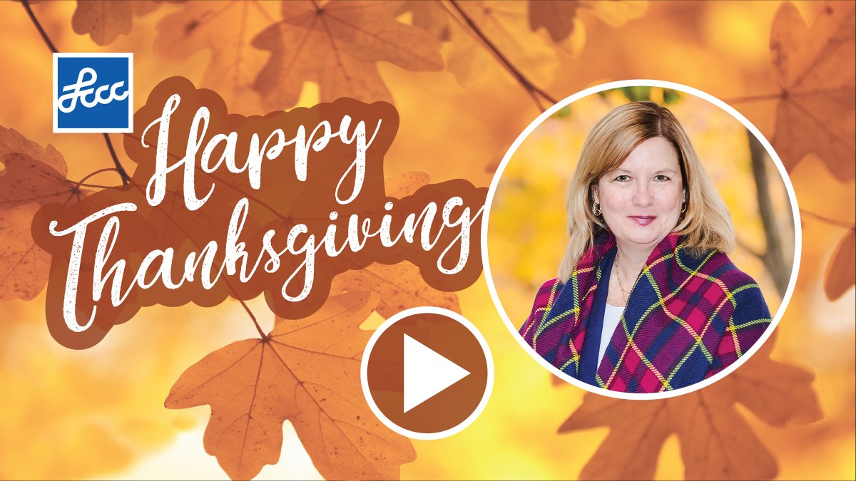 Looking out onto our beautiful campus, I am filled with gratitude for the Lorain County citizens and local leaders who helped to create this <a href="/lorainccc/">Lorainccc</a> 60 years ago.
Happy Thanksgiving to our LCCC family, near and far. 

WATCH: lorainccc.edu/community/happ…