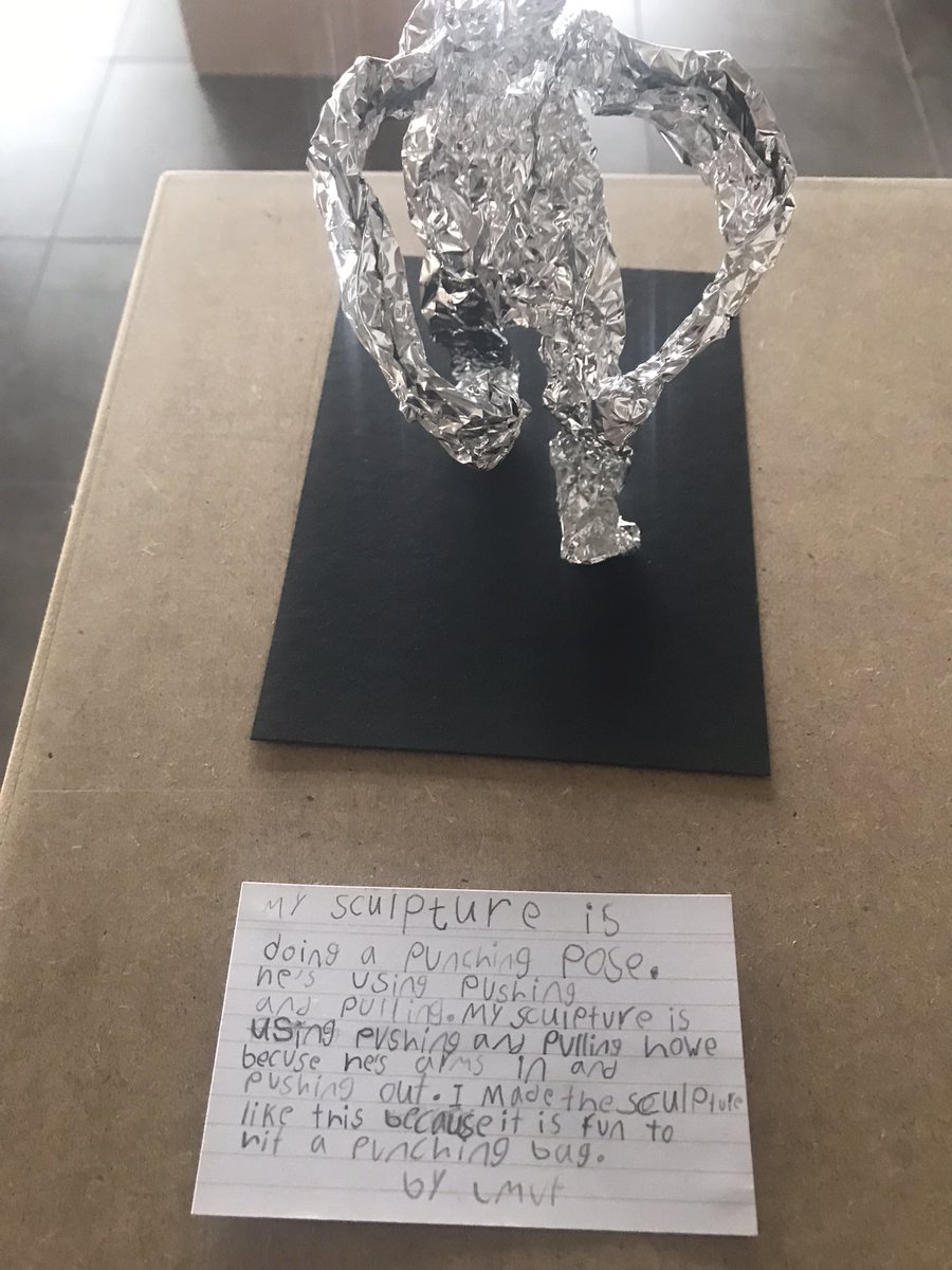 ISLDP_Lower's tweet photo. Art figurine sculptures from LS Art @ISLuxembourg made from tin foil #islconnects #islthinks https://t.co/PRi5w8ypAx