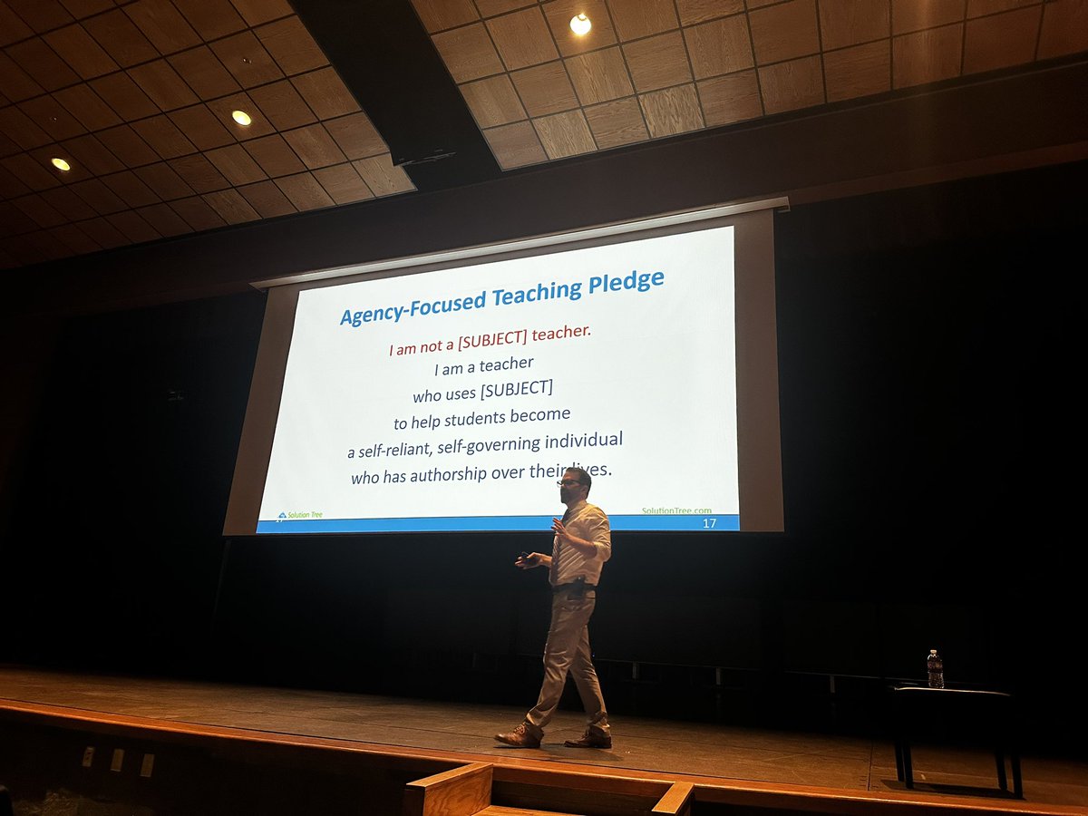 PLC practices in service of helping students become self-reliant, self-governing individuals who have authorship over their lives! 

I’m not a math teacher… I’m a teacher who helps students become self-reliant! <a href="/SolutionTree/">Solution Tree</a>