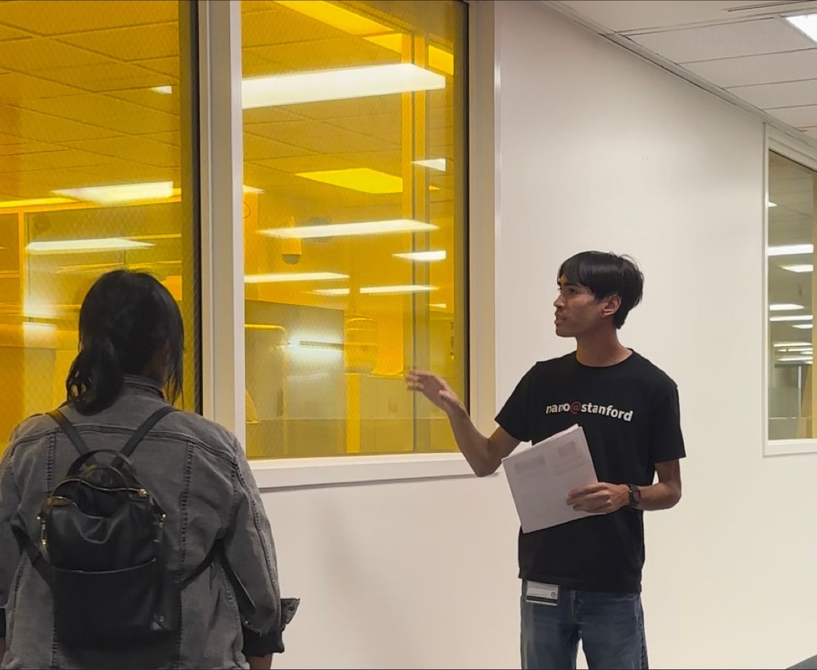 nanostanford's tweet photo. Last week, a group of researchers and educators from various space programs stopped by Stanford, where interns gave them a tour and exclusive look at the cutting-edge facilities nano@stanford offers. Our visitors also had the chance to engage with our new tabletop SEM! 🔬 https://t.co/rV5S9zbTad