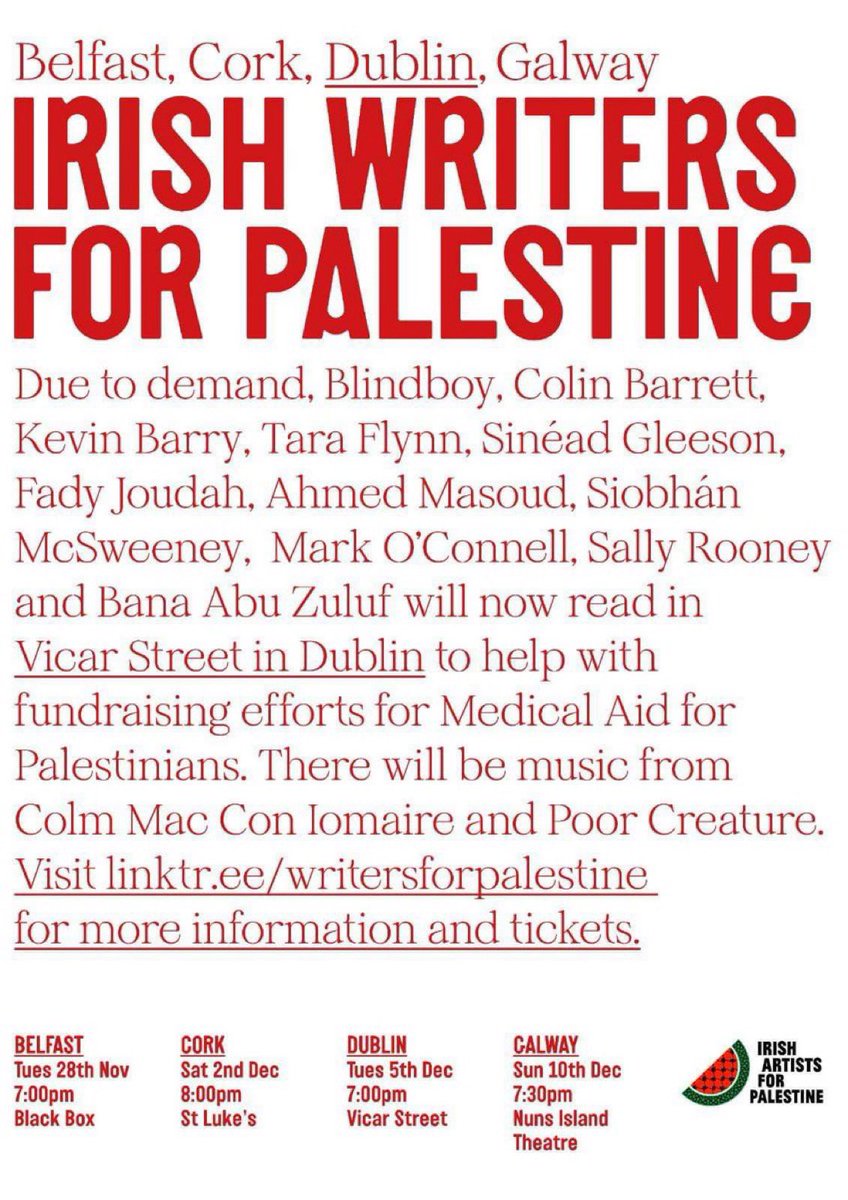 This is being moved to Vicar street due to demand. Thursday morning for tickets