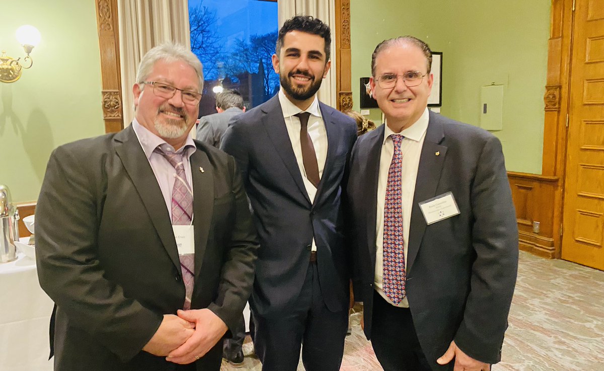 Great discussion with Brian Erwin and Sam Jazayeri from <a href="/IBAOntario/">IBAO</a> about some of the measures our government is taking to fight and prevent auto theft, insurance fraud, and some of the other issues that insurance brokers are now dealing with across the province.