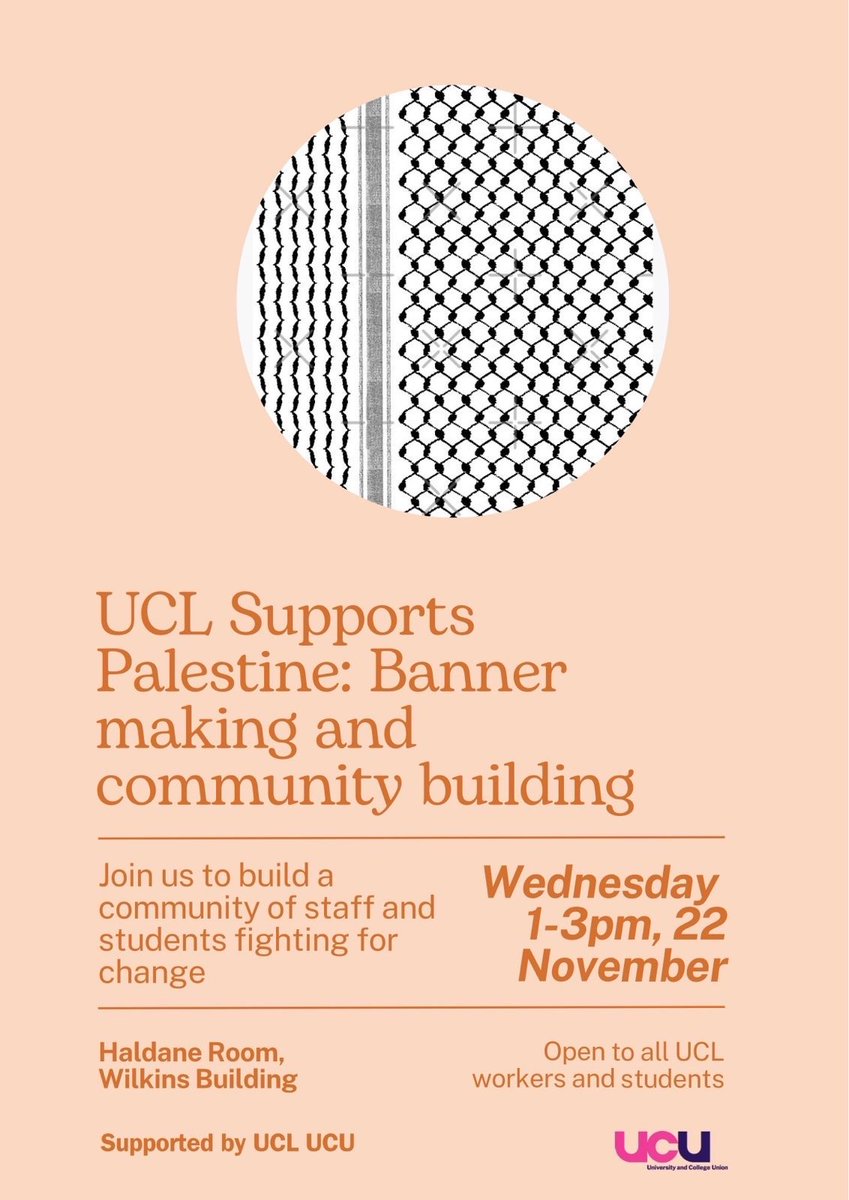 uclsolidarity's tweet photo. Happening tomorrow! Please join if you can! @UCL_UCU https://t.co/tQ0It70ro5