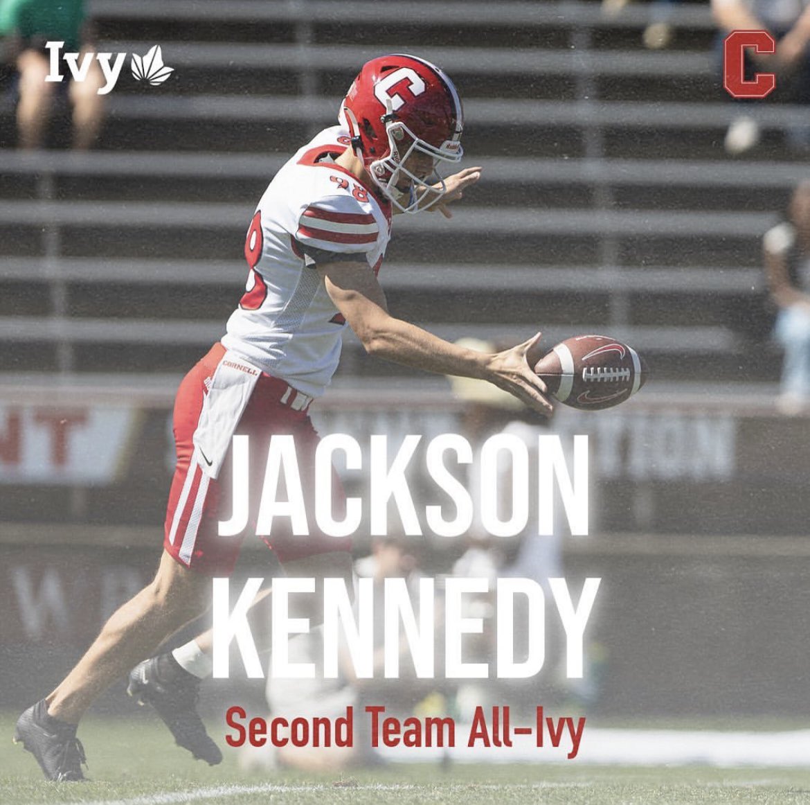 Jackson Kennedy (@jackson_k2020) on Twitter photo Praise God‼️ Thankful to be named All-Ivy Kicker and Punter for the 2023 season
**Link to film in bio**
Congrats to <a href="/presidentlew/">Paul Lewis III</a>, <a href="/Holtfletcher_20/">Holt Fletcher</a>, <a href="/QBJman8/">Jameson Wang</a>, @MicahSahakian, <a href="/Laboy_8/">Nicholas Laboy</a> for also receiving honors! Praise God‼️ Thankful to be named All-Ivy Kicker and Punter for the 2023 season
**Link to film in bio**
Congrats to <a href="/presidentlew/">Paul Lewis III</a>, <a href="/Holtfletcher_20/">Holt Fletcher</a>, <a href="/QBJman8/">Jameson Wang</a>, @MicahSahakian, <a href="/Laboy_8/">Nicholas Laboy</a> for also receiving honors!