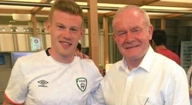 Well done James!! 

His last game for Ireland and 103 caps. He played with pride in every single one of them. 

An inspiration and an Irish football legend. 🇮🇪