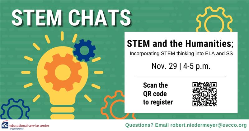 NiedermeyerSTEM's tweet photo. I am excited to team up with @Ms_Gerbus again to talk STEM and the Humanities!

Register: https://t.co/fvBjfr8igP https://t.co/r4ujSr970Z