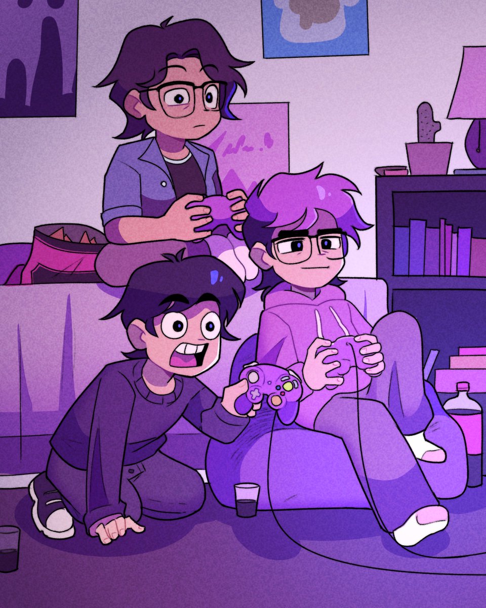 「need to play melee with my friends while」|Josemi - Commissions Openのイラスト