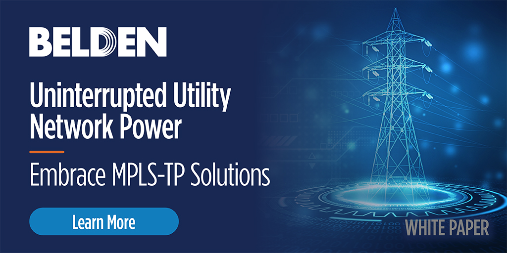 BeldenInc's tweet image. Discover the essential key to uninterrupted #utilitynetwork power. Download our #whitepaper to learn why MPLS-TP solutions are crucial for maintaining continuous operation in the #energyindustry. bit.ly/3McBNEA #powertransmission #powerdistribution #Letsbuildthefuture