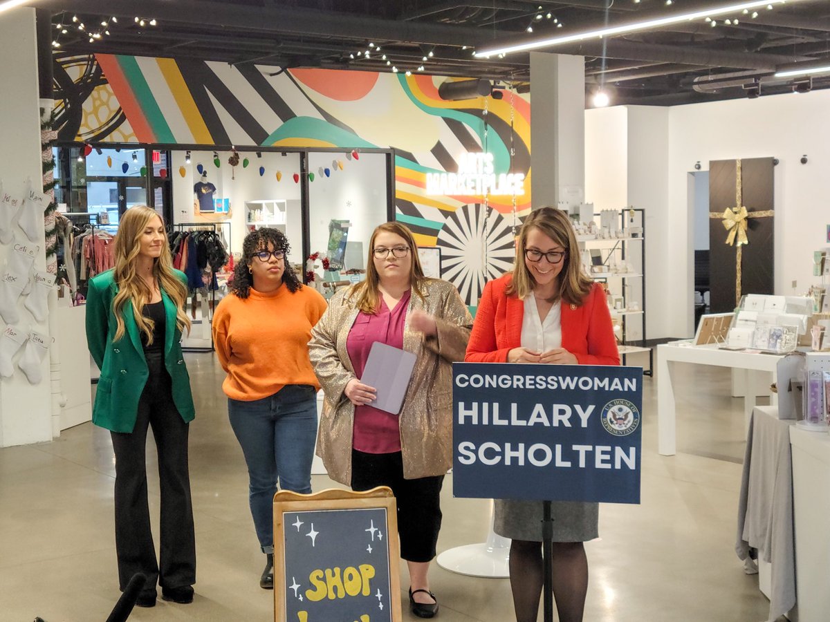 RepScholten's tweet photo. #SmallBusinessSaturday is just around the corner. I had so much fun this morning at the Arts Marketplace highlighting local small businesses and why it's so important to shop small.

With so many great options across West Michigan – the choice to shop small is an easy one. https://t.co/AR6rgE27zS