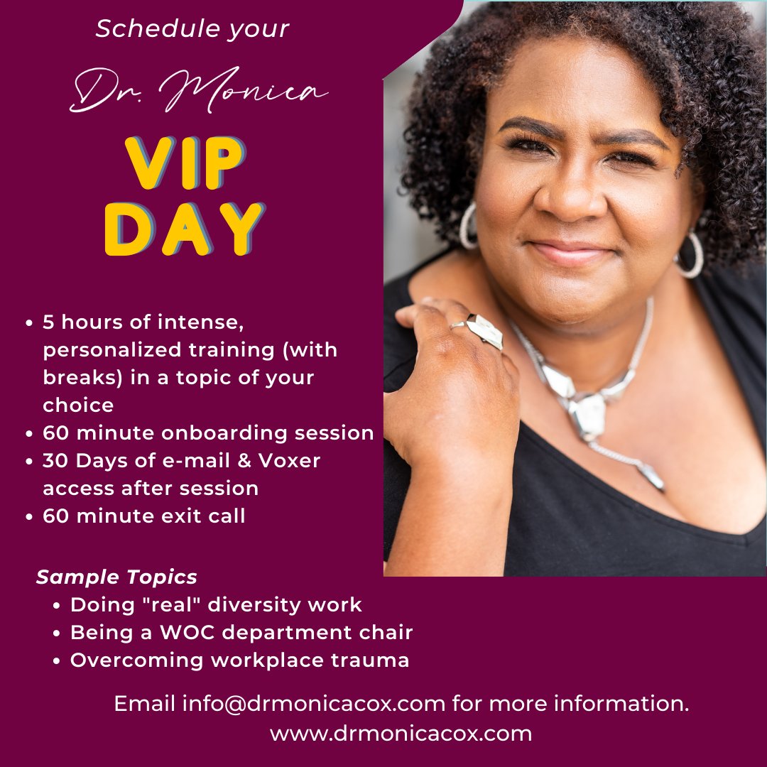 Take ACTION with a #VIPDay with me. 5 hours of personalized training, 60-minute onboarding & offboarding sessions, plus 30-day email access. Get ready to soar! 👉 Fill this form out to learn more. docs.google.com/forms/d/1gbvCv… #CareerAdvancement