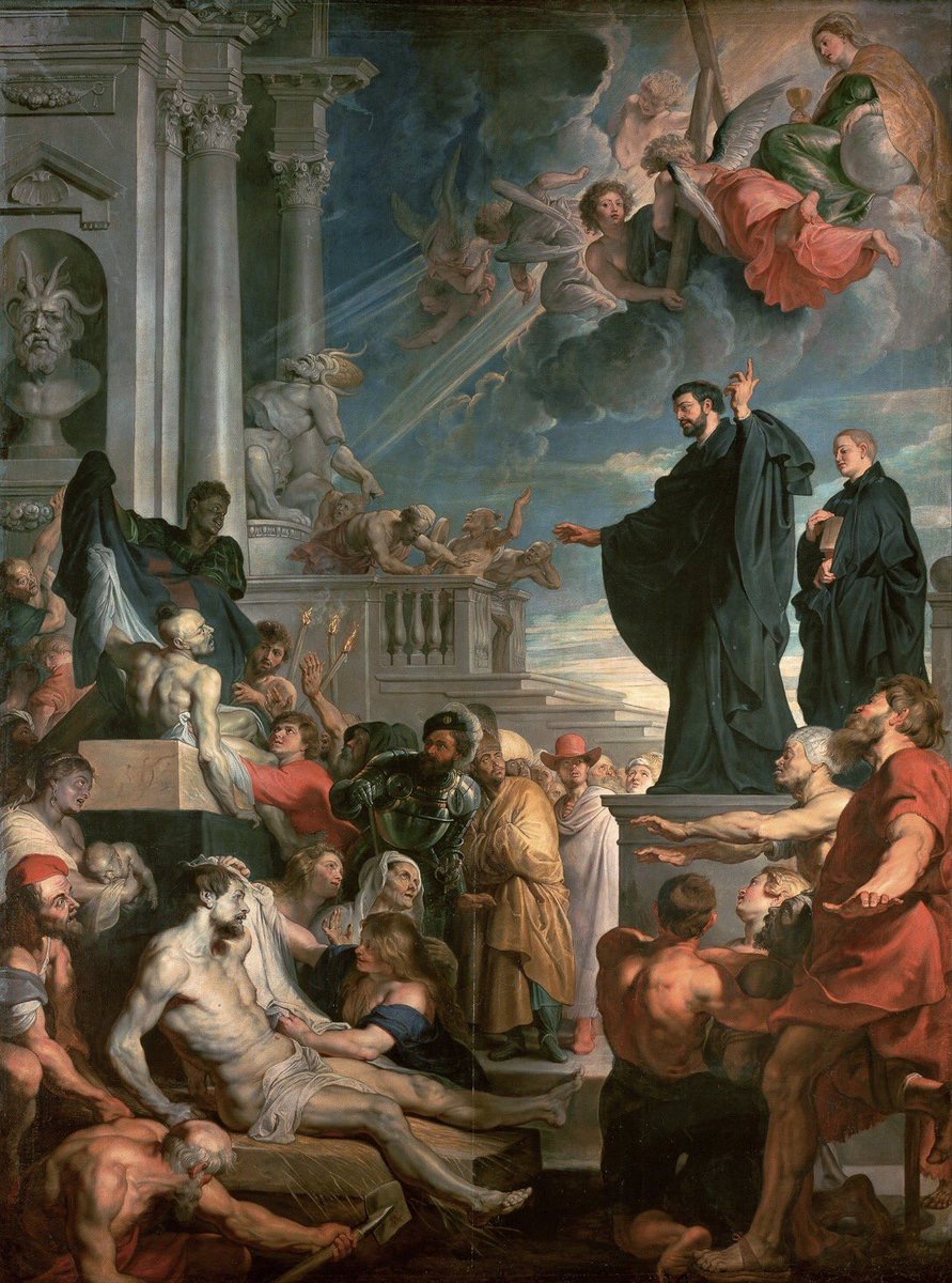 The Miracles of St. Francis Xavier, Peter Paul Rubens, 1617/1618 - painted for the Jesuit church in #Antwerp in the run up to Xavier's beatification in 1619 (Kunsthistorisches Museum Wien)