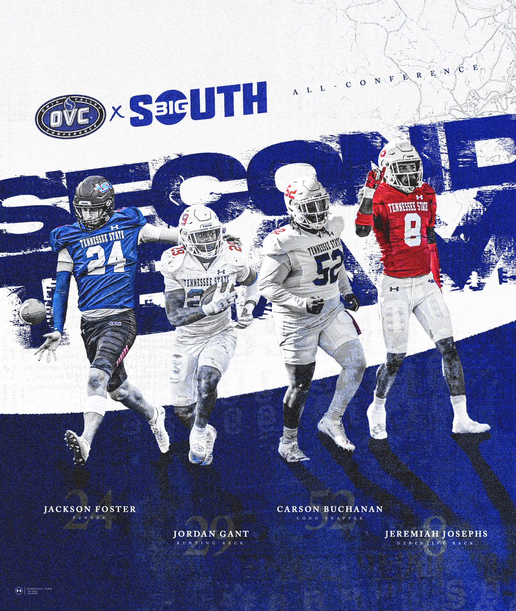 TSUTigersFB's tweet photo. 𝐒𝐞𝐜𝐨𝐧𝐝 𝐓𝐞𝐚𝐦 𝐀𝐥𝐥-𝐂𝐨𝐧𝐟𝐞𝐫𝐞𝐧𝐜𝐞

🔹 𝙅𝙖𝙘𝙠𝙨𝙤𝙣 𝙁𝙤𝙨𝙩𝙚𝙧 - P
🔹 𝙅𝙤𝙧𝙙𝙖𝙣 𝙂𝙖𝙣𝙩 - 𝙍𝘽
🔹 𝘾𝙖𝙧𝙨𝙤𝙣 𝘽𝙪𝙘𝙝𝙖𝙣𝙖𝙣 - LS
🔹 𝙅𝙚𝙧𝙚𝙢𝙞𝙖𝙝 𝙅𝙤𝙨𝙚𝙥𝙝𝙨 - DB

#RoarCity x #GUTS https://t.co/hpFNvBLTGf