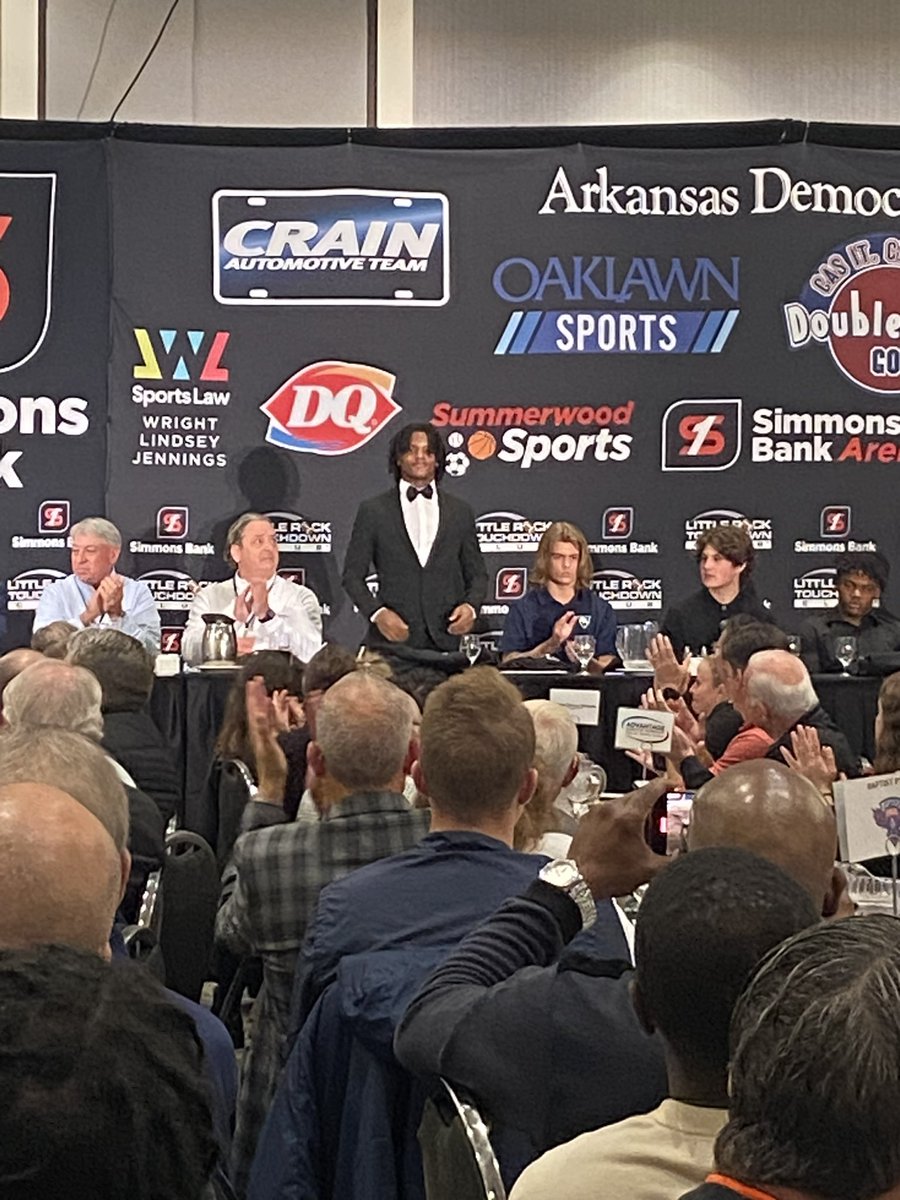 Congratulations to Ramsey Cummings for winning the Ken Hatfield award at the Touchdown Club today!  

THE BROTHERHOOD