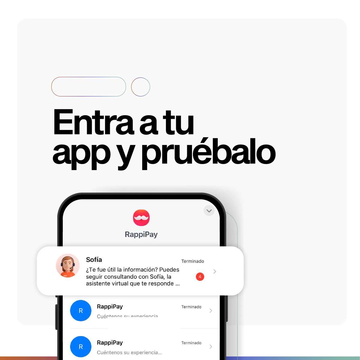¡Ella es Sofía y está para ayudarte! 🙋‍♀️ Salúdala en el Chat de tu app y ahórrate tiempo para tus solicitudes.