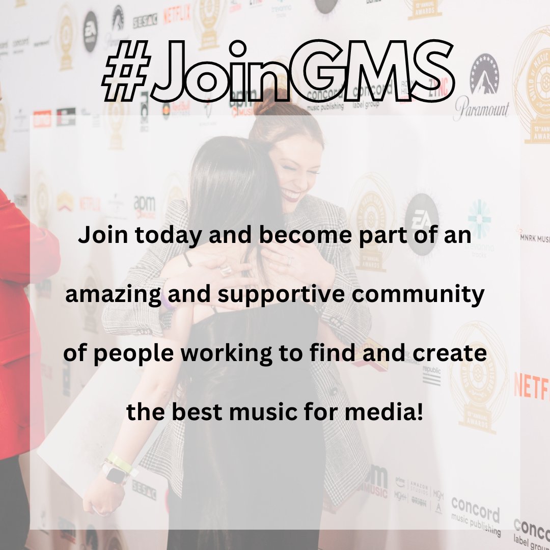 guildofmusic's tweet photo. #JoinGMS
Join today and become part of an amazing and supportive community of people working to find and create the best music for media!
Apply here: https://t.co/WGduFwG7el https://t.co/kCYqUvdNMj