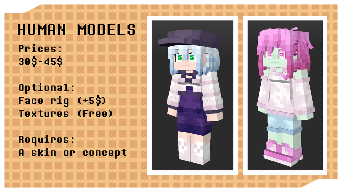 WaffleWGoggles's tweet photo. The time has come
I am opening commissions!

Rules are pretty simple:
Won’t do NSFW (or NSFW related models)
Won’t do Gore

Payment may be done after the model is finished, but I will only send the model after I'm paid.

You can contact me here or on discord (wafflewgoggles) https://t.co/8AYNMbjZ1h