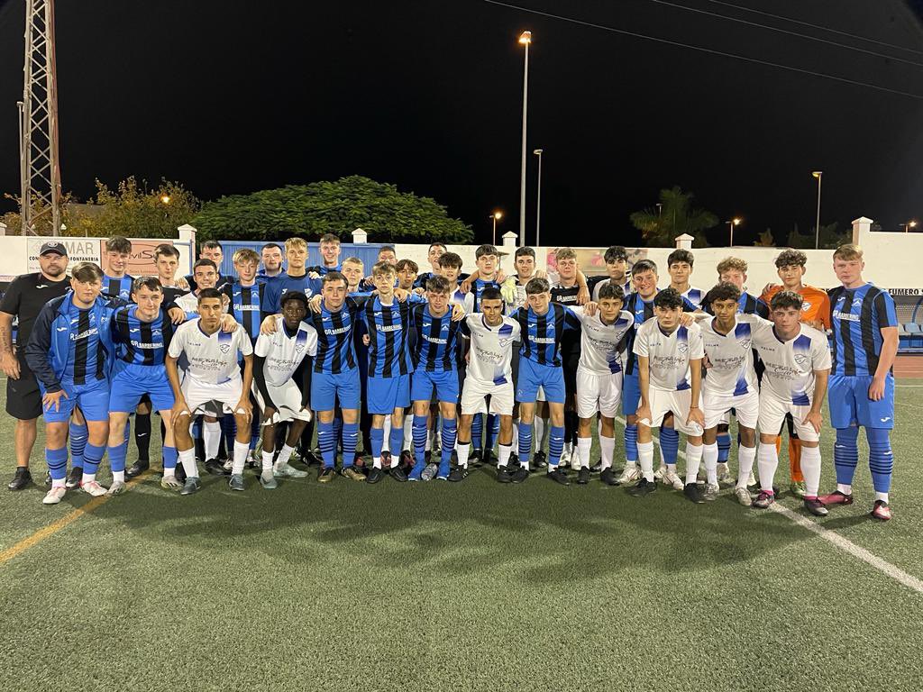 What a night massive thank you to Campo Futbal Clementina Bello
Buzanada for their wonderful hospitality and insight into the Spanish culture around sport and community 👍

Finnart coming away with a 4-0 win.

Murray ⚽️⚽️
Lewis ⚽️
Elliot ⚽️

@TuringScheme_UK