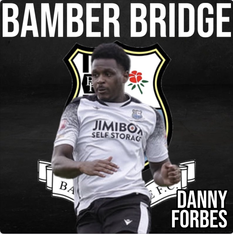 SB_FootbalMedia's tweet photo. 205 APPEARANCES FOR BAMBER BRIDGE

We are proud to say that Danny Forbes made his 205 appearance for @BamberBridgeFC in todays game vs FC United Of Manchester

Well done @DForbesy1995 https://t.co/5iBNRTBJr3