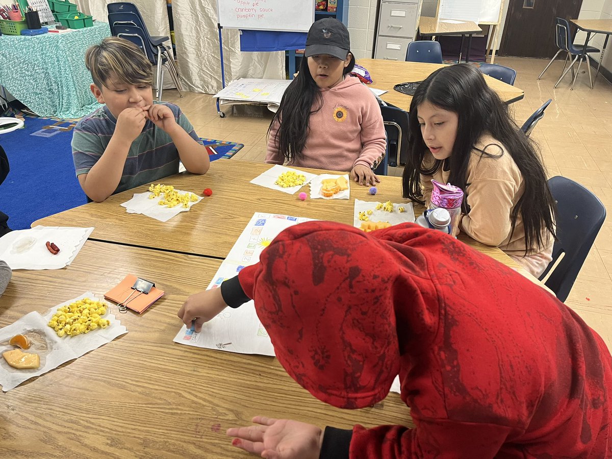 MissOBrienENL's tweet photo. Thanksgiving celebration playing games made by students! Land on a letter say a word that it starts with, land on a number and go back! https://t.co/OmDOdyJJy2