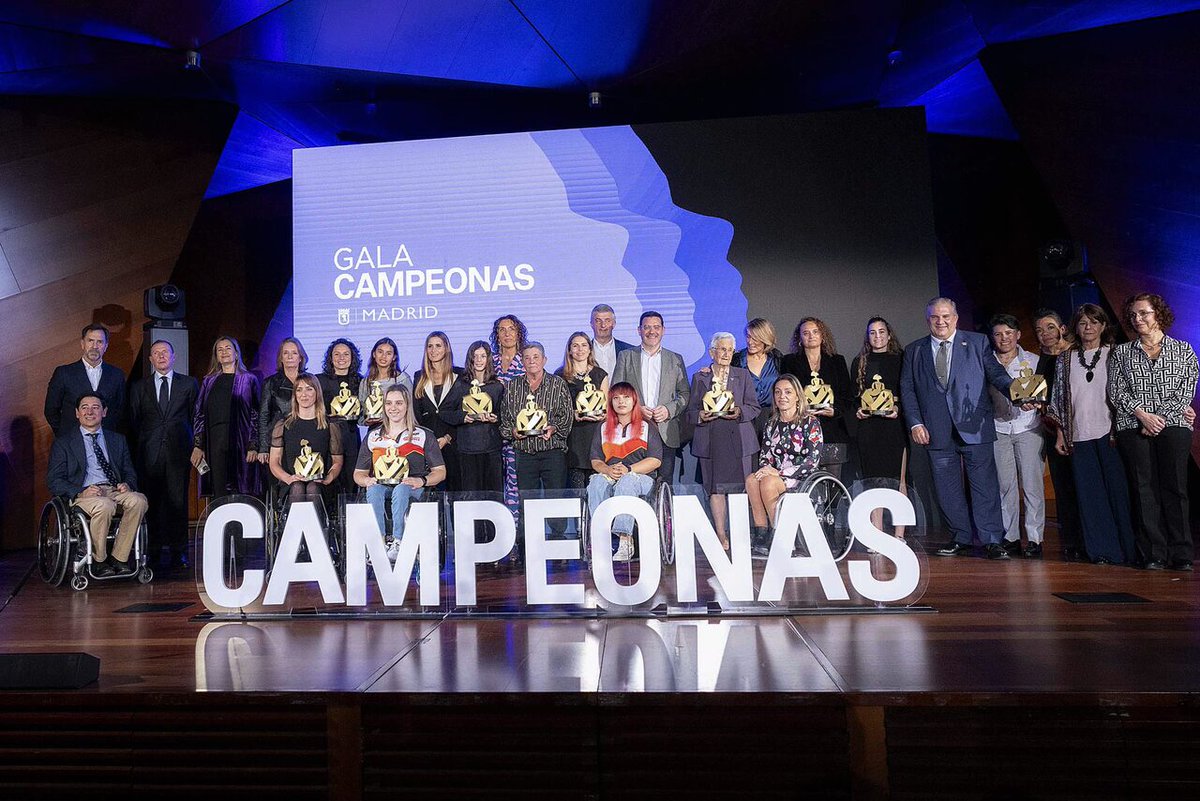 📢La V Gala Campeonas 2023 premia la trayectoria de mujeres deportistas, clubes femeninos y grandes eventos
✅El acto ha contado con la participación de la concejala delegada de Deporte <a href="/SoniaCQ/">Sonia Cea Quintana</a>
 👉informate.madrid.es/fqk3n1