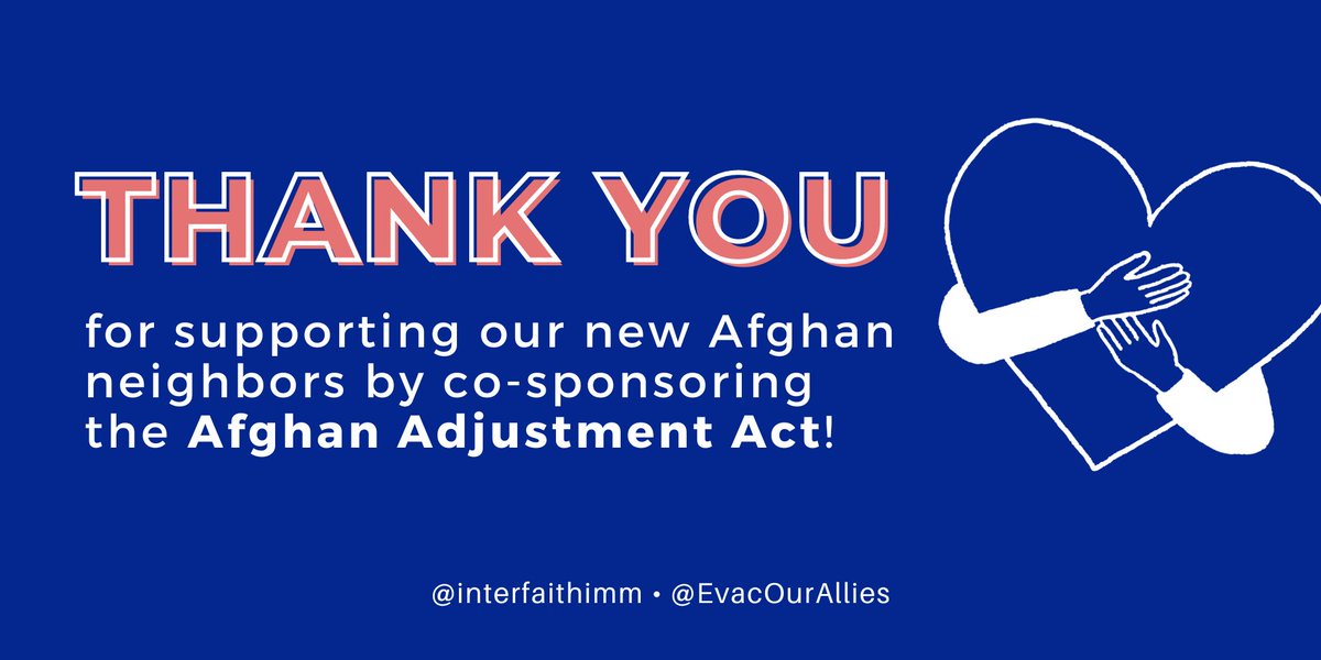 IRAP's tweet photo. Thank you to the cosponsors of the #AfghanAdjustmentAct who've taken action to unlock lasting protections for evacuated Afghans in the United States!
Is your representative a cosponsor? https://t.co/aXzOYKrCxl
If not, urge them to #PassTheAAA: https://t.co/ze10PjhhdV https://t.co/IzL8vW5Lzy